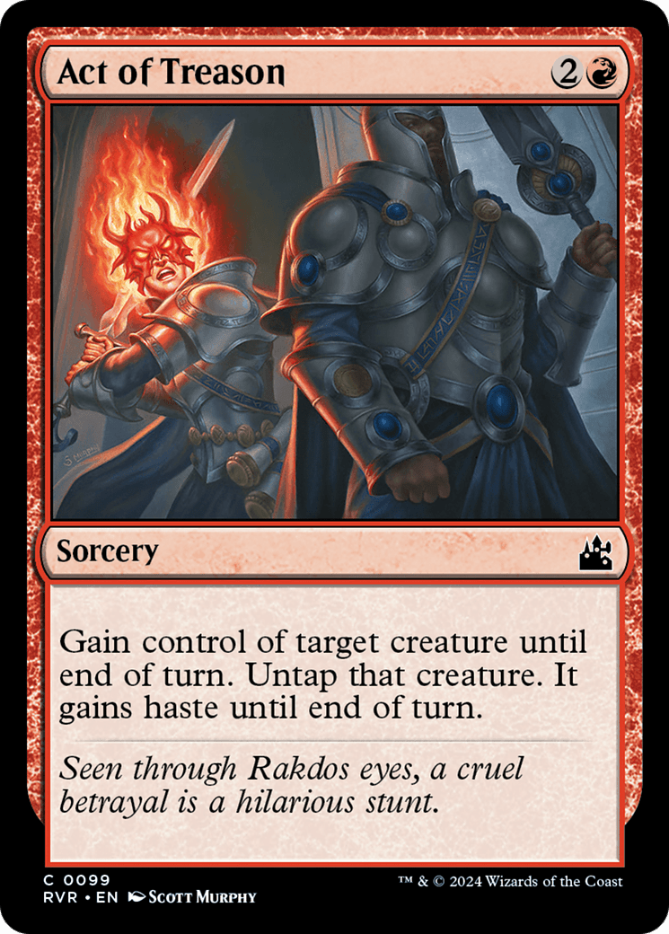 Act of Treason [Ravnica Remastered] MTG Single Magic: The Gathering  | Multizone: Comics And Games