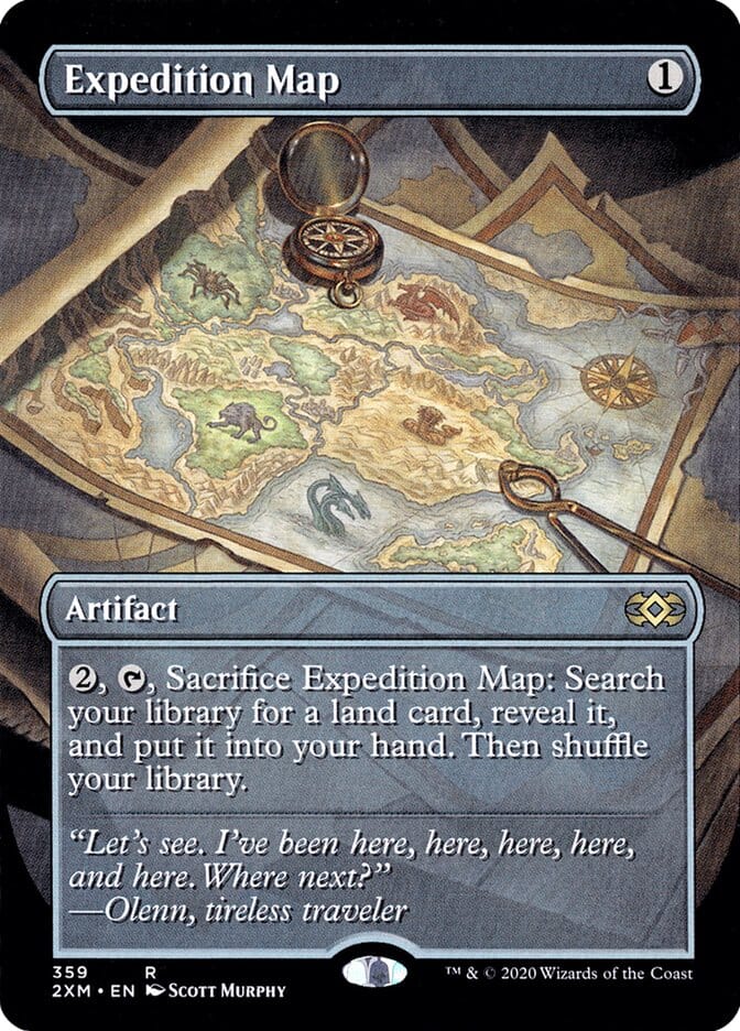 Expedition Map (Borderless) [Double Masters] MTG Single Magic: The Gathering  | Multizone: Comics And Games