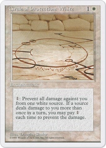 Circle of Protection: White [Fourth Edition] MTG Single Magic: The Gathering  | Multizone: Comics And Games