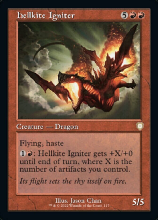 Hellkite Igniter (Retro) [The Brothers' War Commander] MTG Single Magic: The Gathering  | Multizone: Comics And Games