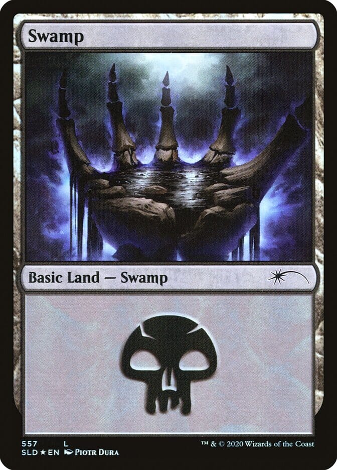 Swamp (Discarding) (557) [Secret Lair Drop Promos] MTG Single Magic: The Gathering  | Multizone: Comics And Games