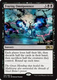 Fraying Omnipotence [Core Set 2019 Promos] MTG Single Magic: The Gathering  | Multizone: Comics And Games