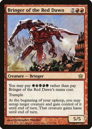Bringer of the Red Dawn [Fifth Dawn] MTG Single Magic: The Gathering  | Multizone: Comics And Games