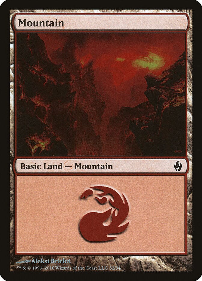 Mountain (32) [Premium Deck Series: Fire and Lightning] MTG Single Magic: The Gathering  | Multizone: Comics And Games