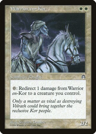 Warrior en-Kor [Stronghold] MTG Single Magic: The Gathering  | Multizone: Comics And Games