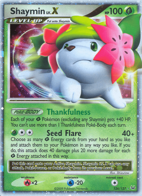 Shaymin LV.X (126/127) [Platinum: Base Set] Pokemon Single Pokémon  | Multizone: Comics And Games