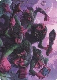Hagi Mob Art Card [Kaldheim: Art Series] MTG Single Magic: The Gathering  | Multizone: Comics And Games