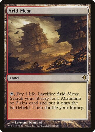 Arid Mesa [Zendikar] MTG Single Magic: The Gathering  | Multizone: Comics And Games