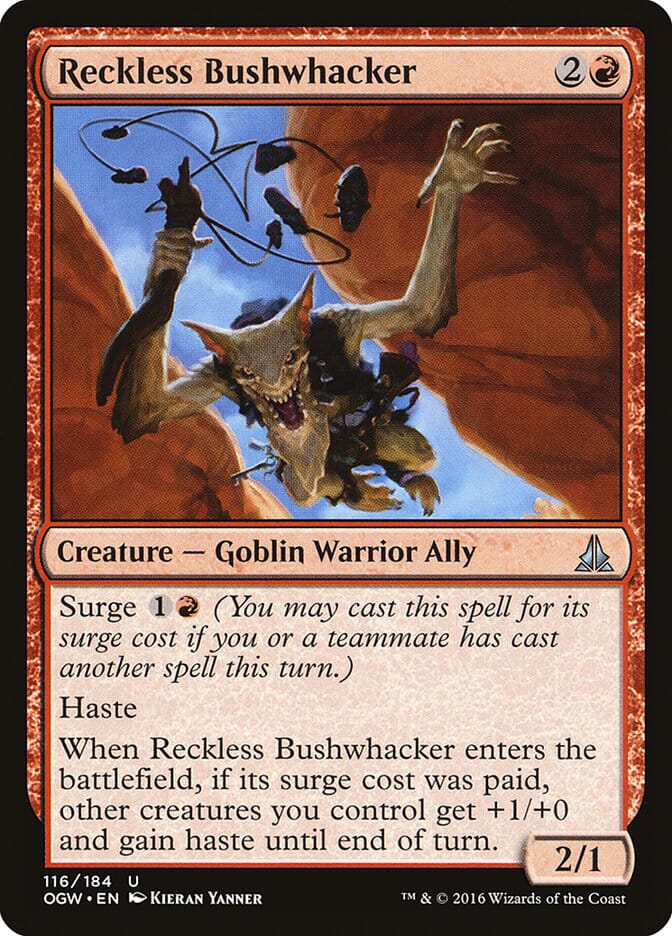 Reckless Bushwhacker [Oath of the Gatewatch] MTG Single Magic: The Gathering  | Multizone: Comics And Games