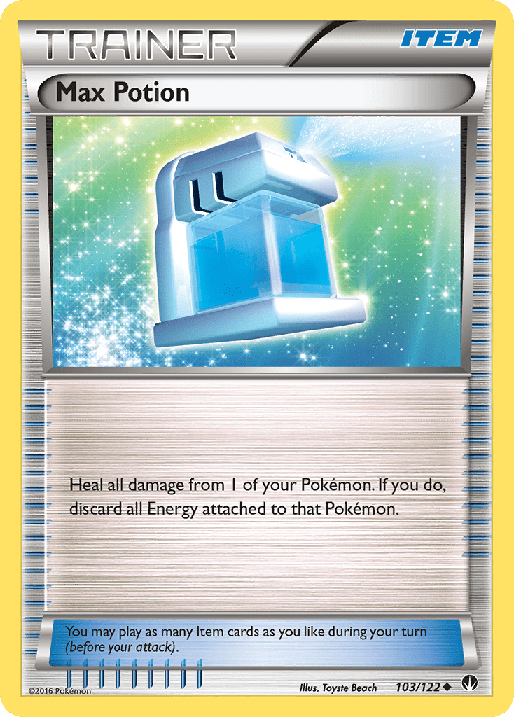 Max Potion (103/122) [XY: BREAKpoint] Pokemon Single Pokémon  | Multizone: Comics And Games