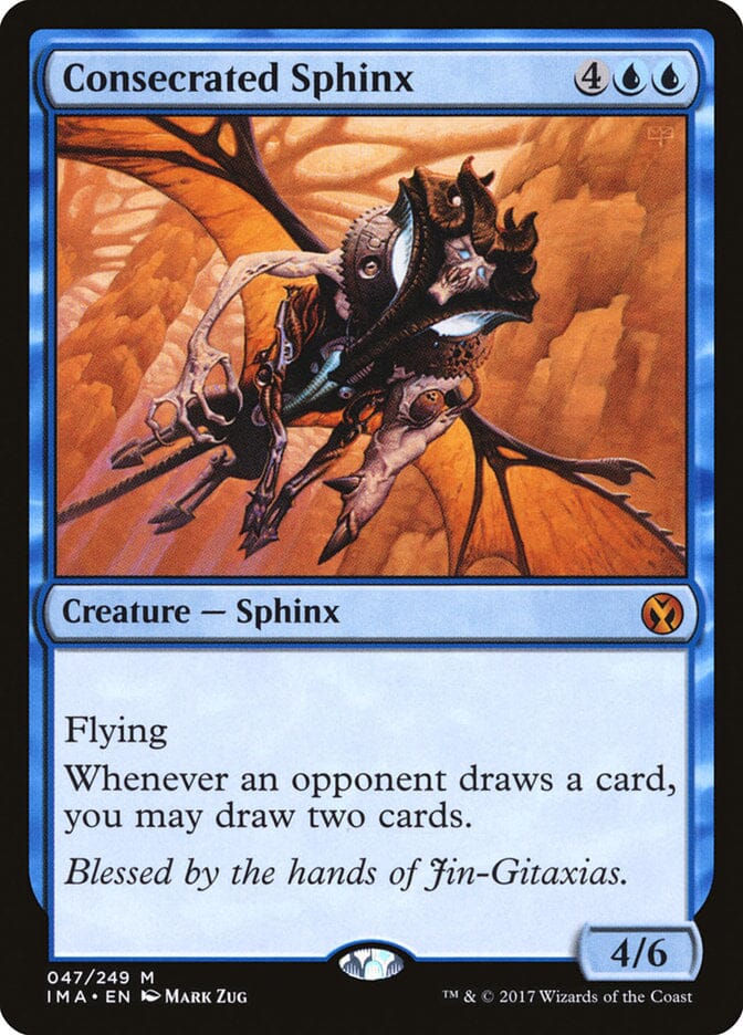 Consecrated Sphinx [Iconic Masters] MTG Single Magic: The Gathering  | Multizone: Comics And Games