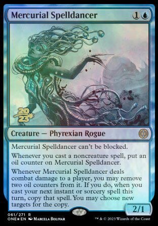 Mercurial Spelldancer [Phyrexia: All Will Be One Prerelease Promos] MTG Single Magic: The Gathering  | Multizone: Comics And Games