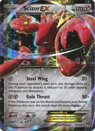 Scizor EX (76/122) (Jumbo Card) [XY: BREAKpoint] Pokemon Single Pokémon  | Multizone: Comics And Games