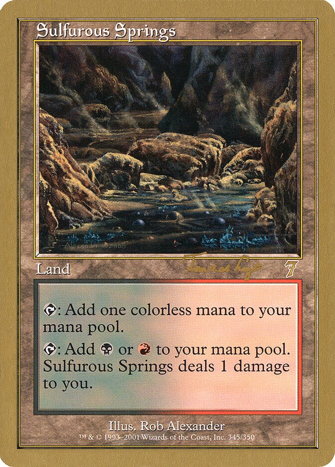 Sulfurous Springs (Tom van de Logt) [World Championship Decks 2001] MTG Single Magic: The Gathering  | Multizone: Comics And Games