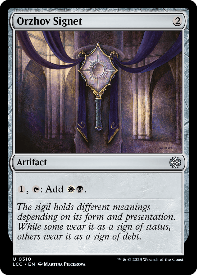Orzhov Signet [The Lost Caverns of Ixalan Commander] MTG Single Magic: The Gathering  | Multizone: Comics And Games
