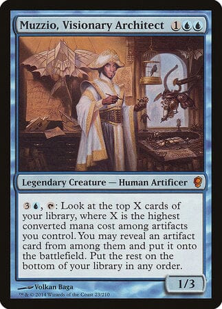 Muzzio, Visionary Architect [Conspiracy] MTG Single Magic: The Gathering  | Multizone: Comics And Games