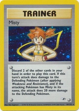 Misty (18/132) [Gym Heroes Unlimited] Pokemon Single Pokémon  | Multizone: Comics And Games