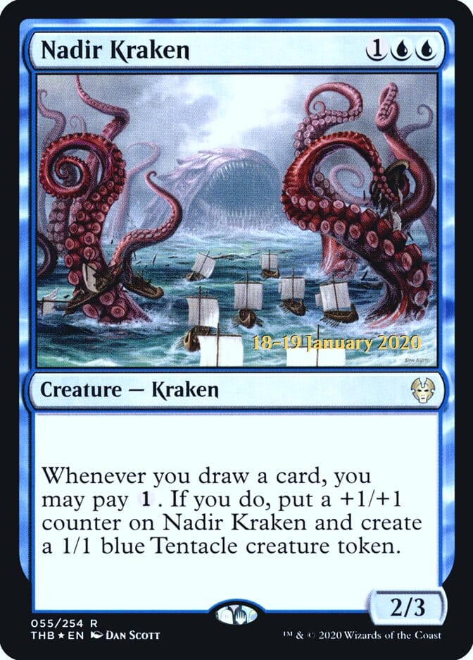 Nadir Kraken [Theros Beyond Death Prerelease Promos] MTG Single Magic: The Gathering  | Multizone: Comics And Games