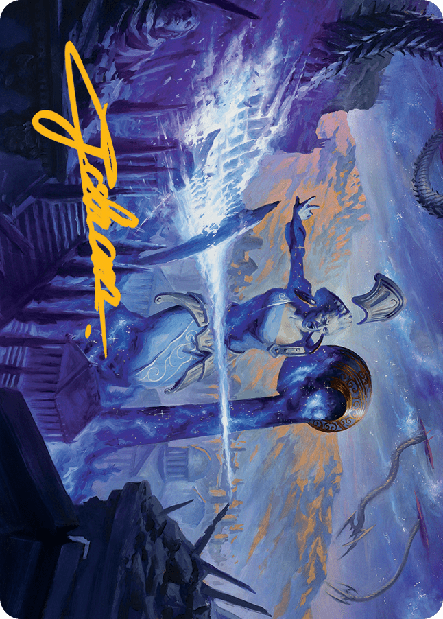 Ephara, Ever-Sheltering Art Card (Gold-Stamped Signature) [March of the Machine Art Series] MTG Single Magic: The Gathering  | Multizone: Comics And Games