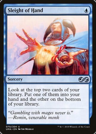 Sleight of Hand [Ultimate Masters] MTG Single Magic: The Gathering  | Multizone: Comics And Games