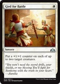 Gird for Battle [Guilds of Ravnica] MTG Single Magic: The Gathering  | Multizone: Comics And Games
