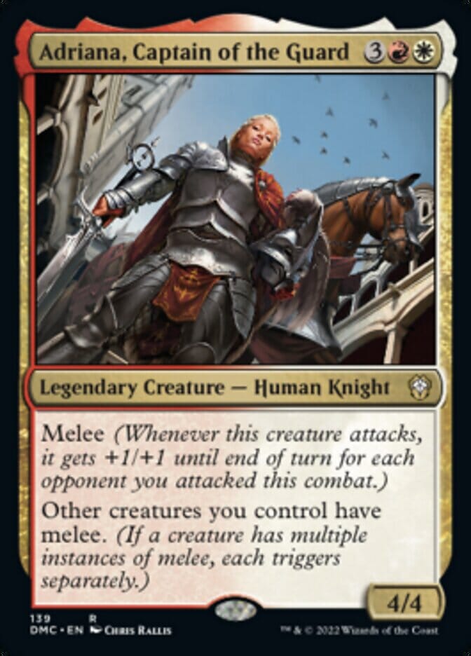 Adriana, Captain of the Guard [Dominaria United Commander] MTG Single Magic: The Gathering  | Multizone: Comics And Games