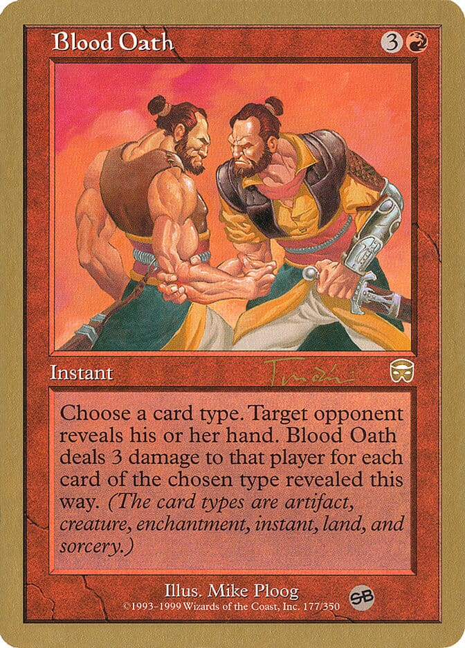 Blood Oath (Jan Tomcani) (SB) [World Championship Decks 2001] MTG Single Magic: The Gathering  | Multizone: Comics And Games