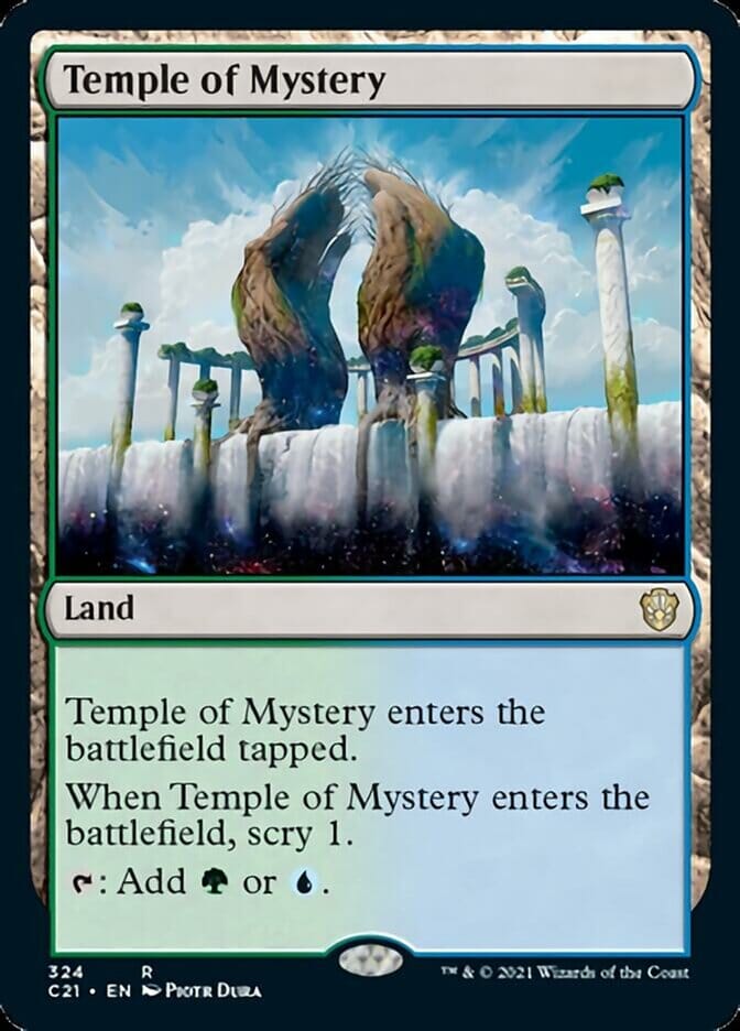 Temple of Mystery [Commander 2021] MTG Single Magic: The Gathering  | Multizone: Comics And Games