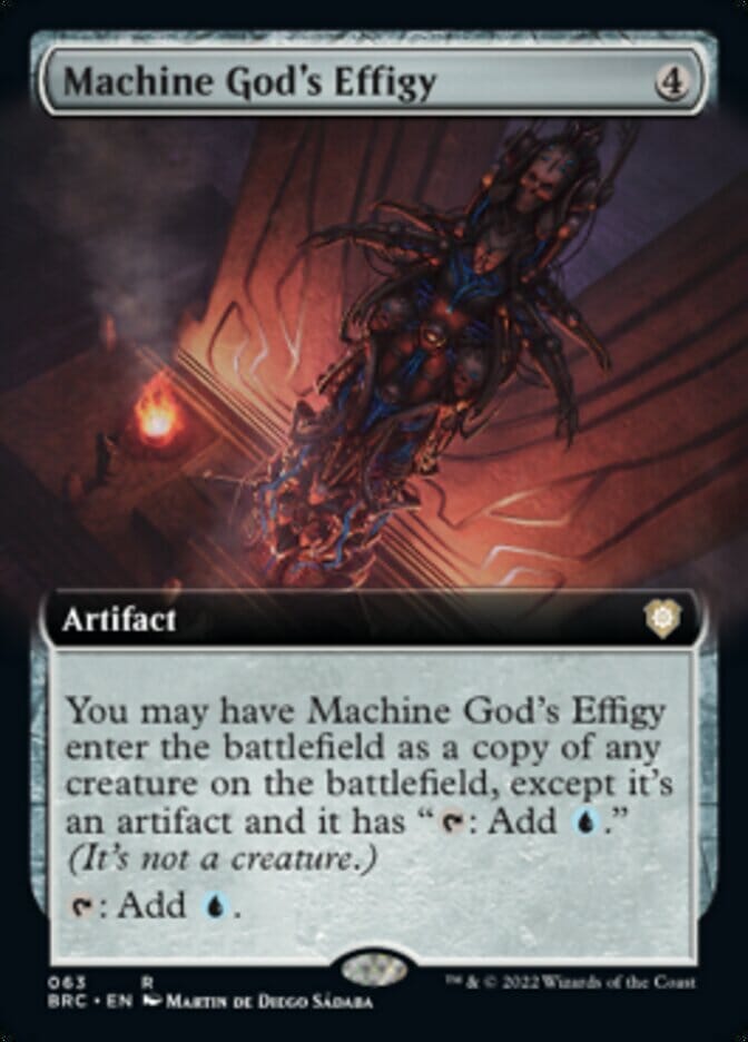 Machine God's Effigy (Extended Art) [The Brothers' War Commander] | Multizone: Comics And Games
