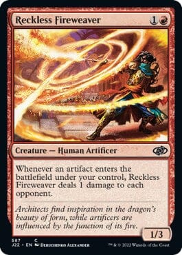 Reckless Fireweaver [Jumpstart 2022] MTG Single Magic: The Gathering  | Multizone: Comics And Games