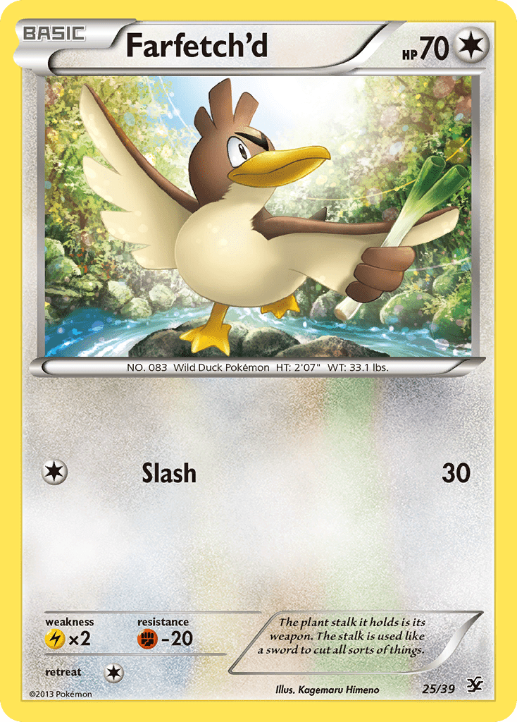 Farfetch'd (25/39) [XY: Kalos Starter Set] Pokemon Single Pokémon  | Multizone: Comics And Games
