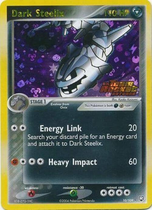 Dark Steelix (10/109) (Stamped) [EX: Team Rocket Returns] Pokemon Single Pokémon  | Multizone: Comics And Games