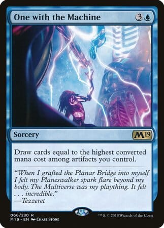 One with the Machine [Core Set 2019] MTG Single Magic: The Gathering  | Multizone: Comics And Games