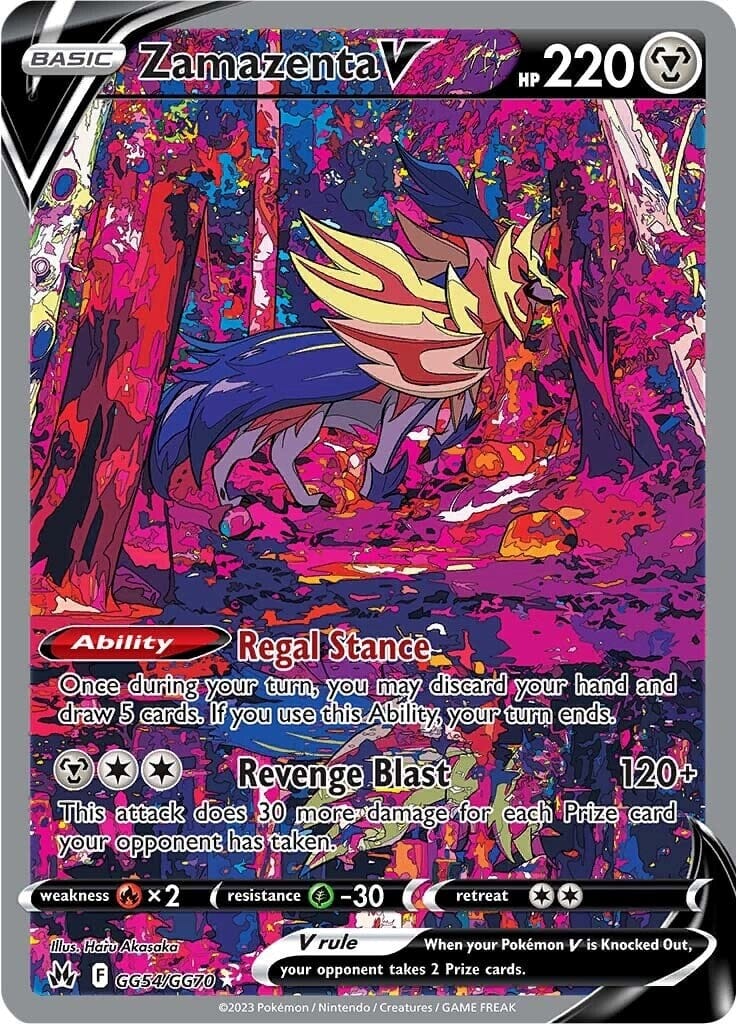 Zamazenta V (GG54/GG70) [Sword & Shield: Crown Zenith] Pokemon Single Pokémon  | Multizone: Comics And Games