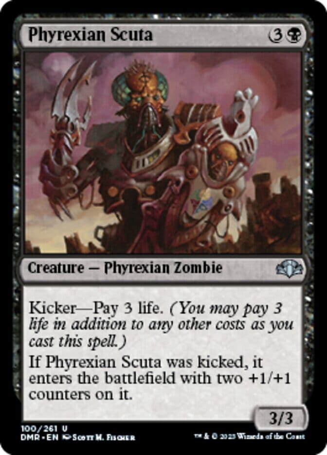 Phyrexian Scuta [Dominaria Remastered] MTG Single Magic: The Gathering  | Multizone: Comics And Games