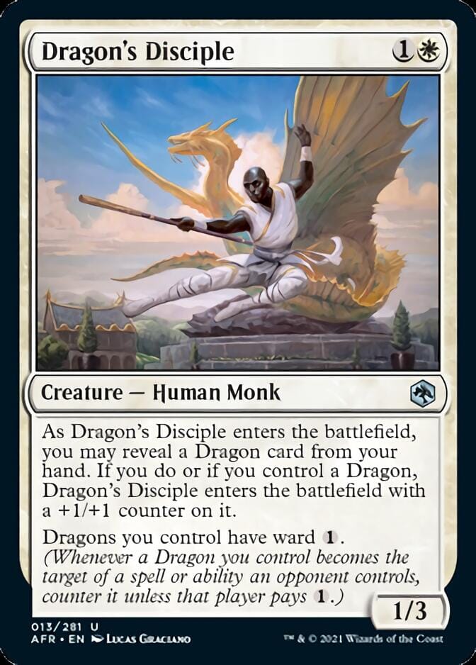 Dragon's Disciple [Dungeons & Dragons: Adventures in the Forgotten Realms] MTG Single Magic: The Gathering  | Multizone: Comics And Games
