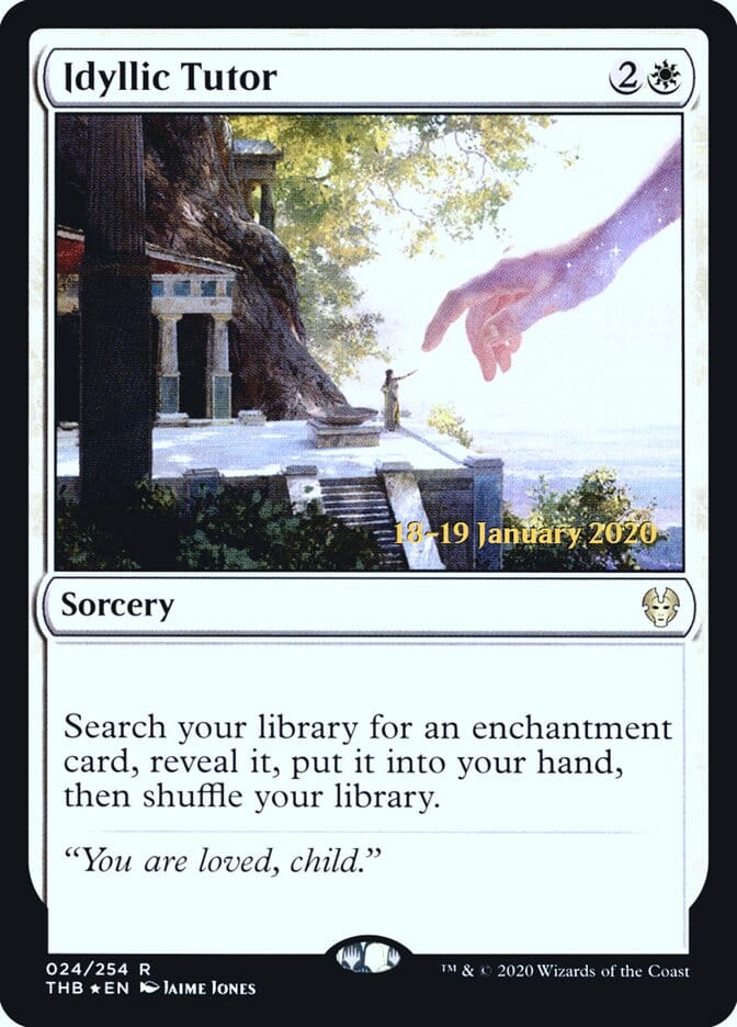 Idyllic Tutor [Theros Beyond Death Prerelease Promos] MTG Single Magic: The Gathering  | Multizone: Comics And Games