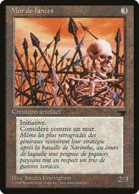 Wall of Spears (French) - "Mur de lances" [Renaissance] MTG Single Magic: The Gathering  | Multizone: Comics And Games