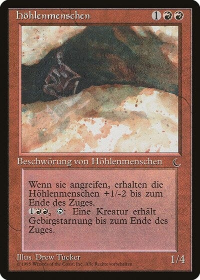 Cave People (German) - "Hohlenmenschen" [Renaissance] MTG Single Magic: The Gathering  | Multizone: Comics And Games