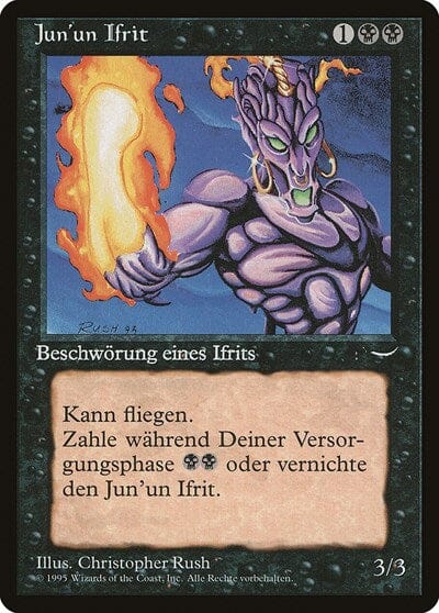 Junun Efreet (German) - "Jun'un Ifrit" [Renaissance] MTG Single Magic: The Gathering  | Multizone: Comics And Games