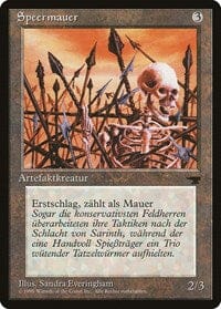 Wall of Spears (German) - "Speermauer" [Renaissance] MTG Single Magic: The Gathering  | Multizone: Comics And Games