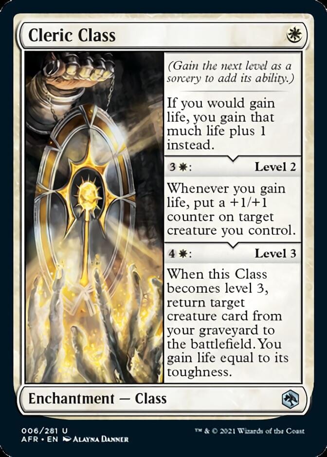 Cleric Class [Dungeons & Dragons: Adventures in the Forgotten Realms] MTG Single Magic: The Gathering  | Multizone: Comics And Games