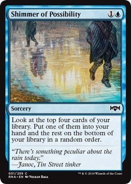 Shimmer of Possibility [Ravnica Allegiance] MTG Single Magic: The Gathering  | Multizone: Comics And Games