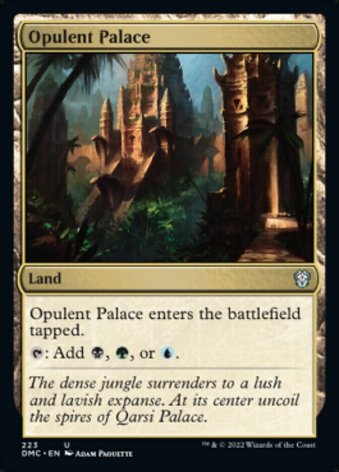 Opulent Palace [Dominaria United Commander] MTG Single Magic: The Gathering  | Multizone: Comics And Games