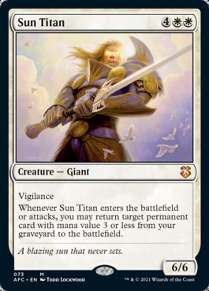 Sun Titan [Dungeons & Dragons: Adventures in the Forgotten Realms Commander] MTG Single Magic: The Gathering  | Multizone: Comics And Games