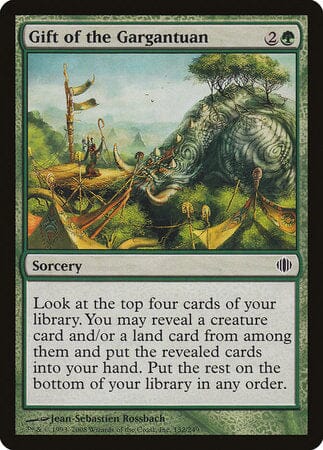 Gift of the Gargantuan [Shards of Alara] MTG Single Magic: The Gathering  | Multizone: Comics And Games