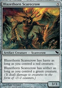 Blazethorn Scarecrow [Shadowmoor] MTG Single Magic: The Gathering  | Multizone: Comics And Games
