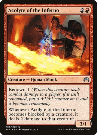 Acolyte of the Inferno [Magic Origins] MTG Single Magic: The Gathering  | Multizone: Comics And Games