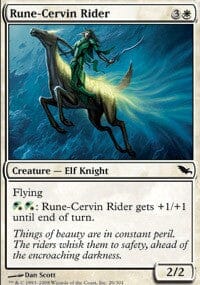 Rune-Cervin Rider [Shadowmoor] MTG Single Magic: The Gathering  | Multizone: Comics And Games