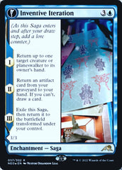 Inventive Iteration // Living Breakthrough [Kamigawa: Neon Dynasty Prerelease Promos] MTG Single Magic: The Gathering  | Multizone: Comics And Games
